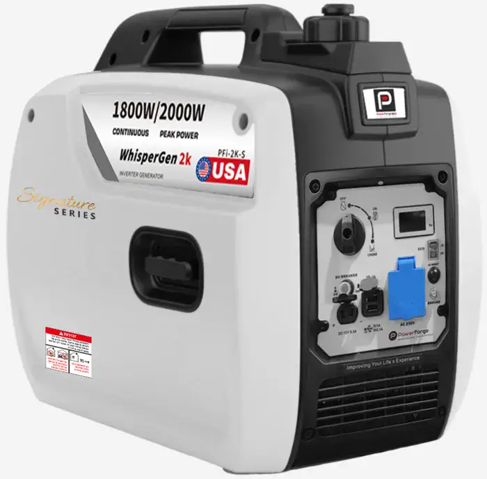 גנרטור מושתק אינוורטר מנוע בנזין 2000W מבית PowerForge