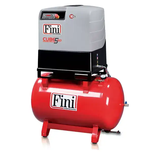 מדחס בורגי 5.5 כ"ס FINI CUBE SD510