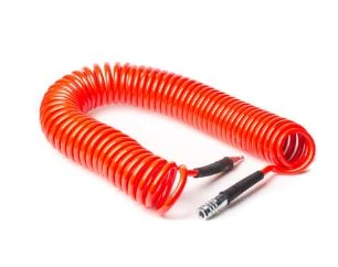 צינור אויר 5 מ"מ 10 מטר ספיראלי מקצועי כולל חיבורי אויר מהירים