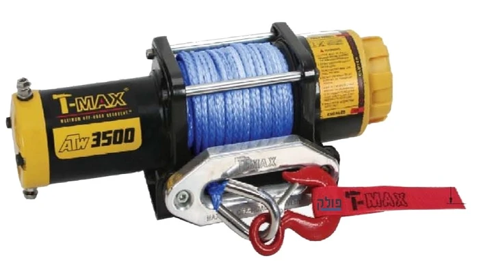 כננת משיכה 4500LBS 12V T-MAX לטרקטורון