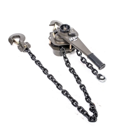 כננת /מחגר יד משיכה/הרמה רצ'ט 3 טון 1.5 מ' שרשרת 10 מ"מ LEVER-HOIST