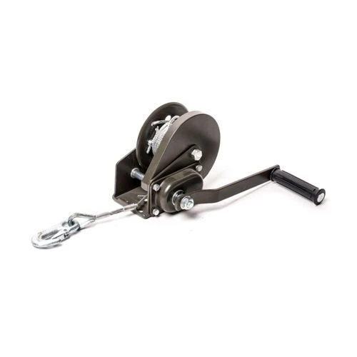 כננת יד לנגרר+ברקס, כבל 6 מ'+וו, כח משיכה 550 ק"ג ROHER