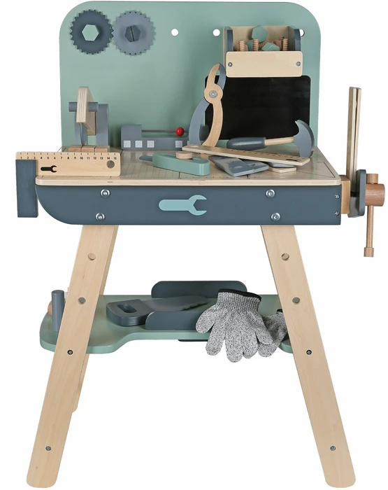 שולחן כלי עבודה מעץ לילדים דגם אלון