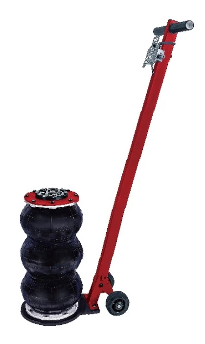 ג'ק כריות הרמה 2 טון + גלגלים, 125-430 מ"מ ROHER TOOLS