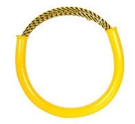 סטלבנד פוליאסטר תלת גידי צהוב-שחור 5 מ"מ אורך 30 מטר + צינור אחסון ROHER