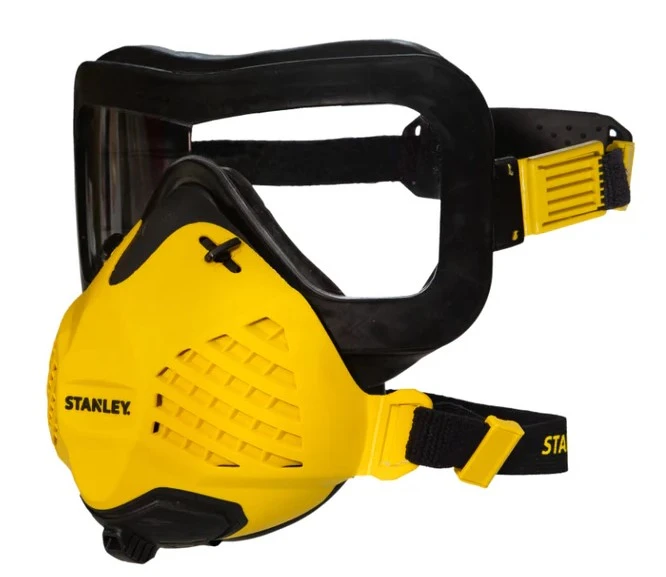 מסכת חצי פנים מקצועית P3 להגנה מאבק STANLEY P3 M/L
