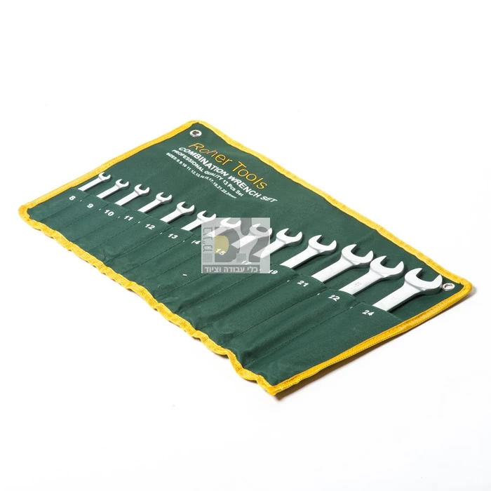 סט מפתחות רינג פתוח 8-24 מ"מ בנרתיק ROHER