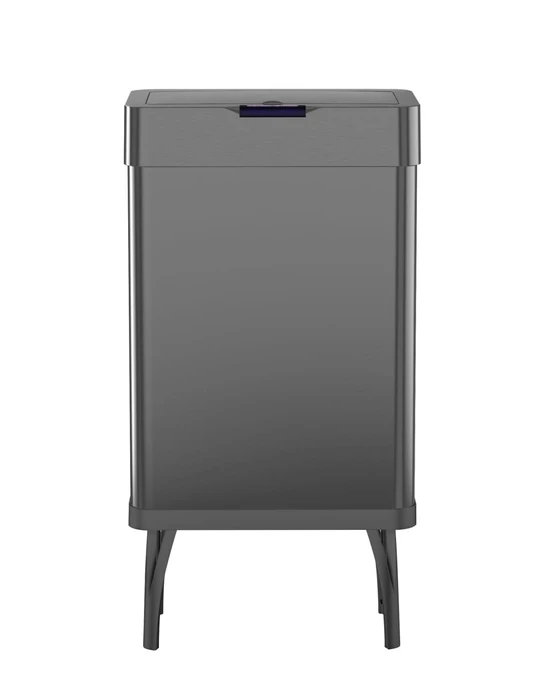 פח מעוצב שחור עם חיישן 50 ליטר