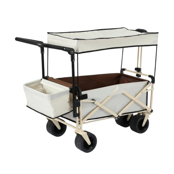 עגלת קמפינג מתקפלת מחוזקת לשטח