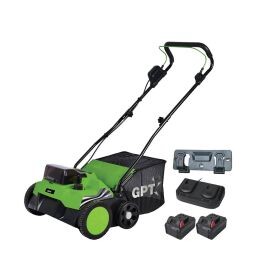 שואב דשא סינטטי נטען 40V עם זוג סוללות 4A ומטען מותג: GPT