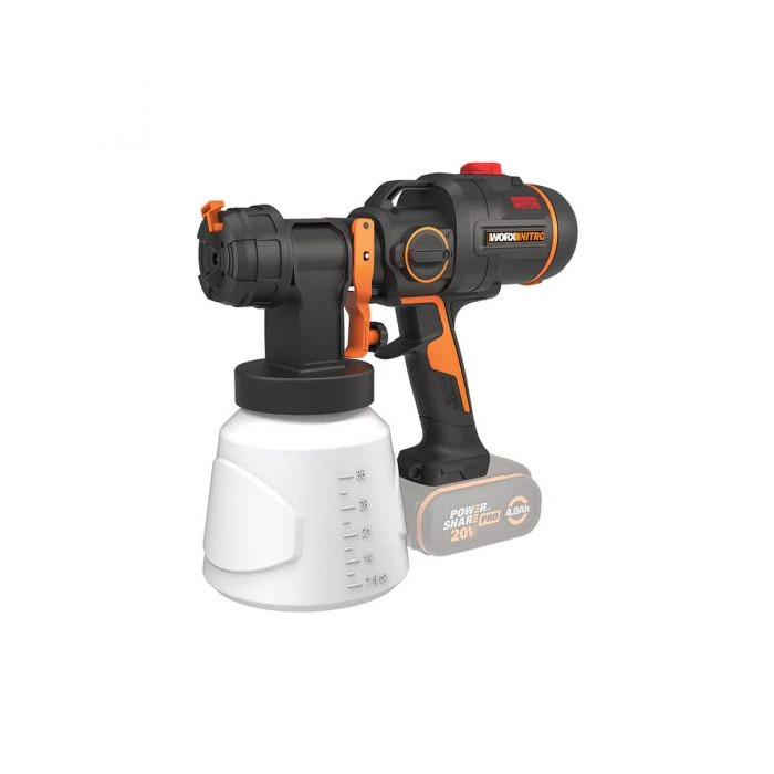 אקדח ריסוס צבע 20V -גוף בלבד! מותג: WORX PROSUMER