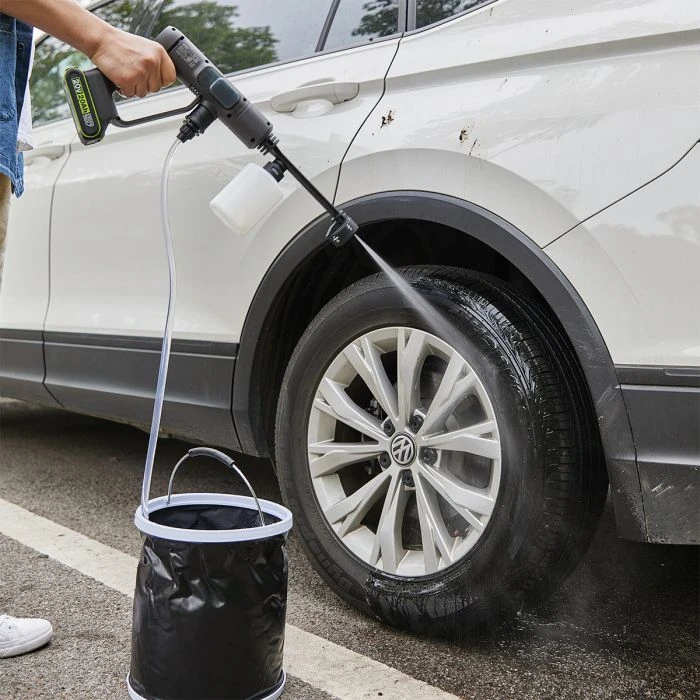 מכשיר שטיפה בלחץ 22 בר ואביזרים + סוללה 2HA ומטען מותג: WORX