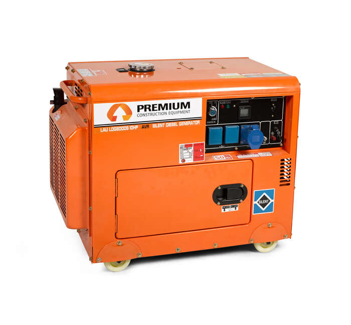 גנרטור דיזל מחופה 6500W תלת פאזי מושתק LDG8000S-3 מבית חברת PERMIUM