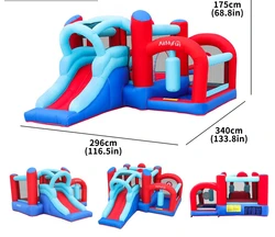 מתקן קפיצה מתנפח עם מגלשה דגם ED800S