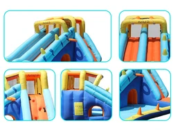 מתקן קפיצה מתנפח ענק עם 2 מגלשות דגם ED1056W