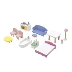 בית בובות מעץ מעוצב דגם גאיה