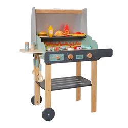 עמדת גריל מעץ לילדים