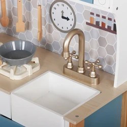 מטבח עץ מקסים לילדים דגם רומי