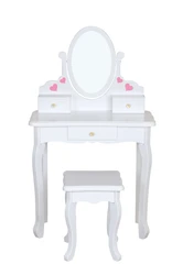 שידת איפור מעץ לילדים דגם הדס