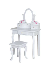 שידת איפור מעץ לילדים דגם הדס