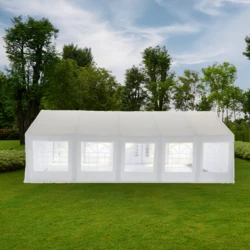 אוהל לאירועים 8X20 פרמיום PVC חזק במיוחד TENT-PRO