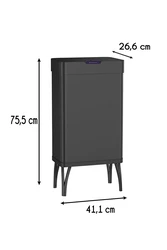 פח אלקטרוני משוכלל 70 ליטר צבע שחור