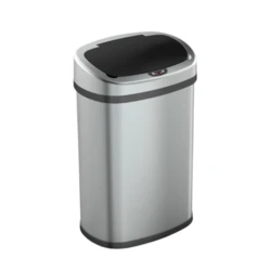 פח אשפה אלקטרוני 60 ליטר צבע כסף