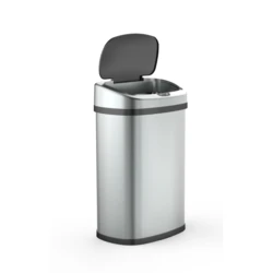 פח אשפה אלקטרוני 60 ליטר צבע כסף