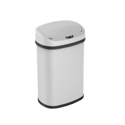 פח אשפה אלקטרוני 60 ליטר צבע לבן