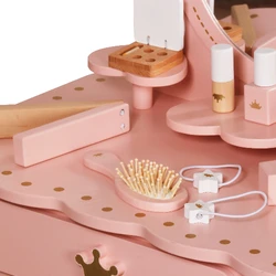 שידת איפור מעץ לילדים דגם דר