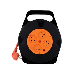 תוף כבל מאריך 10 מטר 4 שקעים מותג: semicom Switch