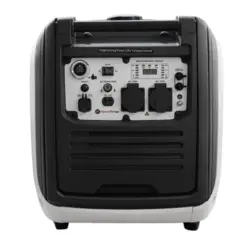 גנרטור מושתק אינוורטר מנוע בנזין משולב גז חד פאזי 4000W מבית PowerForge