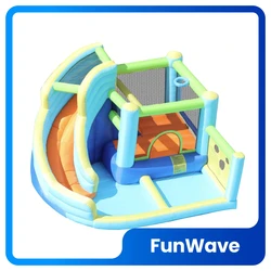 מתקן קפיצה מתנפח מדהים עם מגלשה דגם ED9635