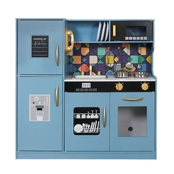 מטבח אלקטרוני ענק מושלם לילדים מעץ דגם לירון