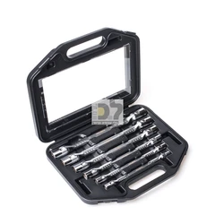 סט 6 מפתחות בוקסה מתקפל כפול - 8-19 מ"מ במזוודה KING TOOLS