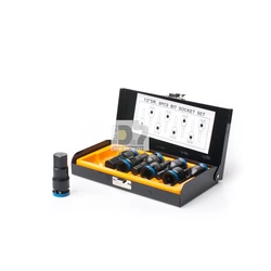 מארז 8 ביטים בוקסה "1/2 אלן אימפקט 60L מ"מ אורך בקופסת מתכת GS KING TOOLS