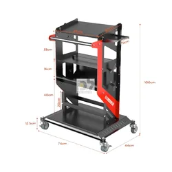 עגלת מחשב וציוד דיאגנוסטיקה מקצועית ROHER